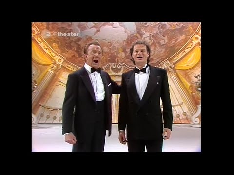 Rudolf Schock und Ludwig Baumann singen "Da draußen im duftigen Garten"