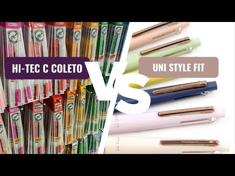 Pilot Hi-Tec C Coleto VS. Uni Style Fit Customizable Multi Pens