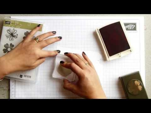 Stampin Up Flower Shop and Pansy Punch Prep Tip