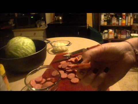 Kielbasa, Cabbage, Onions & Noodles Drea Style