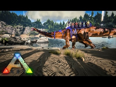 ARK SURVIVAL EVOLVED - Atualização 242  Domando o Novo Dino Diplodocus