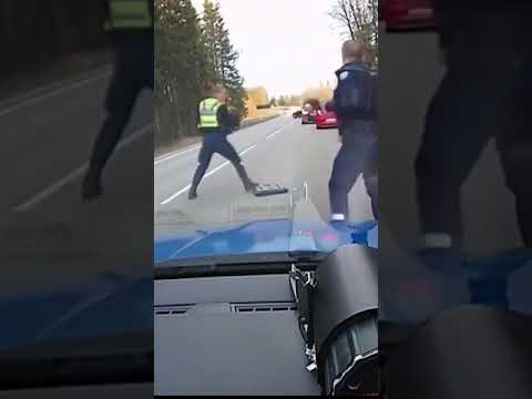 police spike trap - 2. 😎.    #Shorts