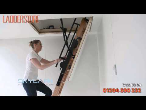 Skylark Electric Loft Ladder Demonstration