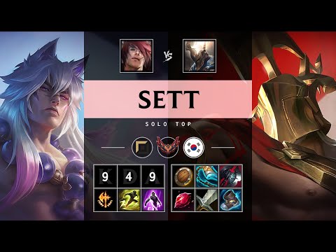 Sett Top vs Pantheon: Rampage - KR Grandmaster Patch 25.S1.2