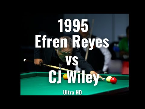 EFREN REYES VS CJ WILEY IN 1995 MAINE EVENT STRAIGHT POOL CHAMPIONSHIP