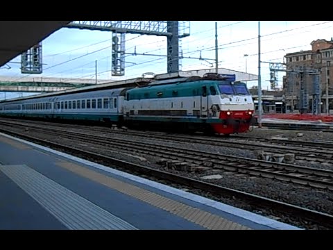 E 444.016 IN PARTENZA CON L' INTERCITY PERIODICO 1572