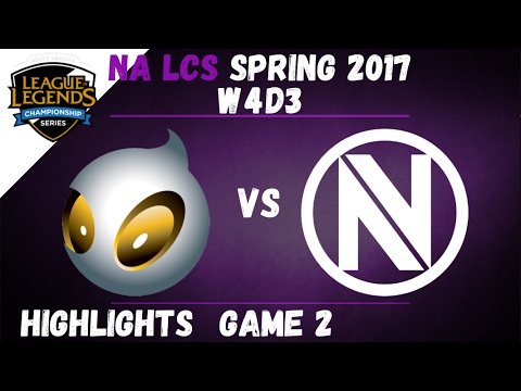 DIG vs NV Highlights Game 2 NA LCS 2017 Spring W4D3 Team Dignitas vs Team EnVyUs