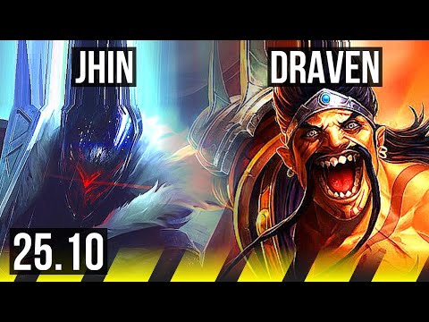 JHIN & Nautilus vs DRAVEN & Rell (ADC) | Rank 3 Jhin, 57k DMG, Legendary | EUW Challenger | 25.10