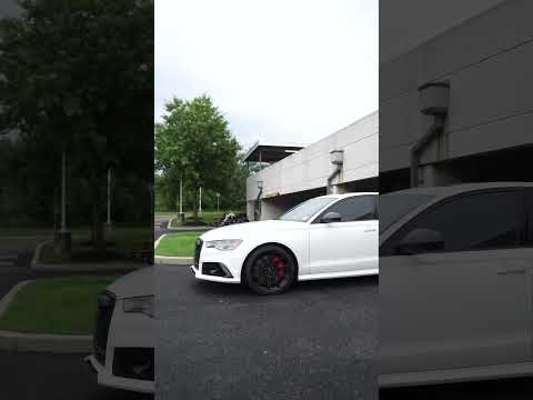 2018 audi s6 c7.5 stage 2 600hp Exhaust sound cat less downpipes only stock exhaust 4.0 tfsi v8