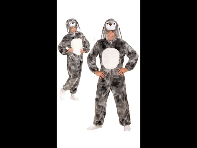 Grå kanin kostume video