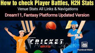 How To search Player Stats Cricmetric Howstat EspnCricinfo Cric365 T20R Crichq Rotowire Ecs T10