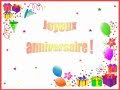 Joyeux anniversaire ! 