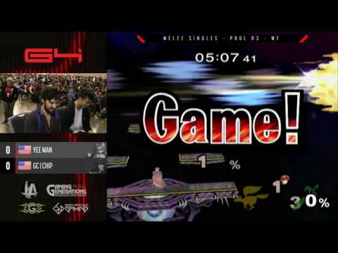 Genesis 4 - YeeMan (Fox) vs. Chip (Marth) - SSBM Pools