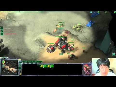 Dragon (T) vs. JungEunJi (T) (Reaper, Widow Mine Opener) - Heart of the Swarm HOTS