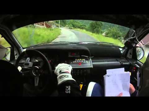 Cameracar Rally Valli Ossolane 2015 Barresi-Fino Clio W A7 - PS 7