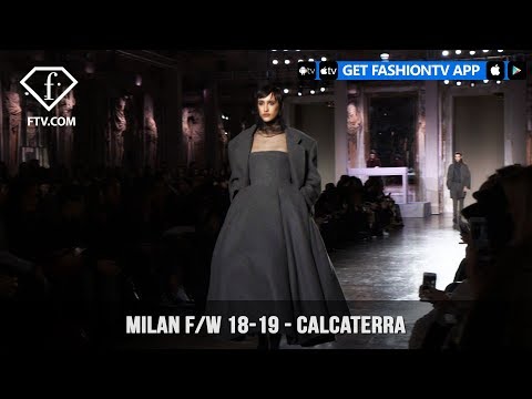 Calcaterra Tailored Milan Fashion Week Fall/Winter 2018-19 Collection | FashionTV | FTV