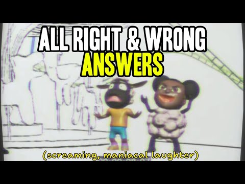 All Right & Wrong Answers (Secret Answers) | Amanda the Adventurer 3