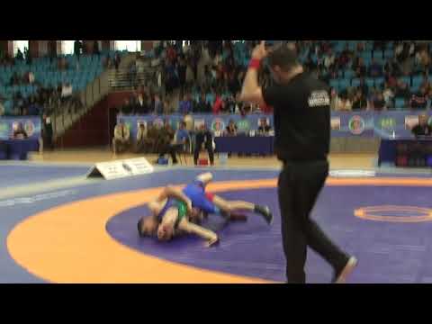 1/2 final GR - 48 kg: Elvin İbadov - Xalid Ələsgərov