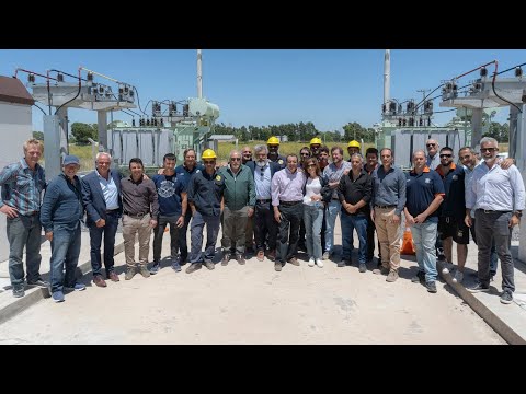 Quedó inaugurada la obra de la Línea de Media Tensión Doble Terna Chaves–Juárez