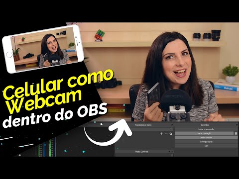 Celular como WebCam no OBS - WiFi e CABO! Tutorial Fácil e Rápido!
