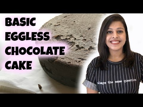 Basic Eggless Chocolate Cake | Get Sugarplummed with Chef Kirti