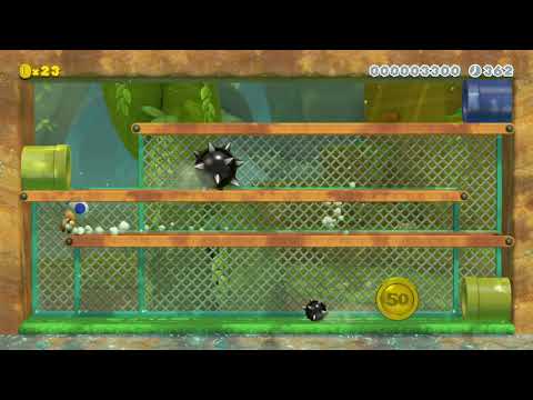 Spikeballs in the Jungle by IFerPe - Super Mario Maker 2 - No Commentary 1bz