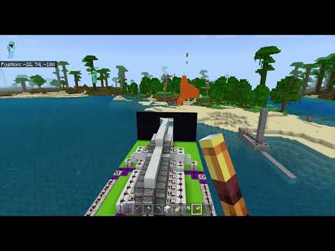 Insane Minecraft Survival with TNT Railgun!