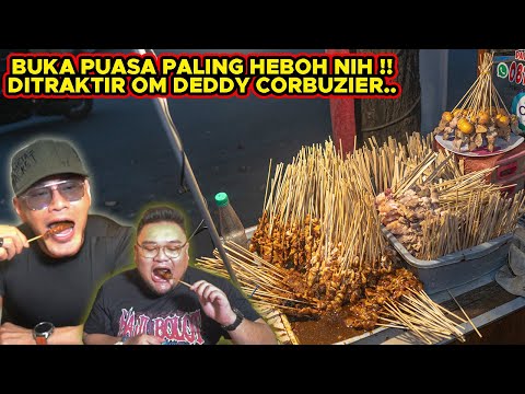 EDAN BEGAH BANGET GUE!! MUKBANG PULUHAN TUSUK SAMA @corbuzier !!