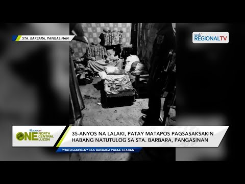 One North Central Luzon: 35-anyos na lalaki, patay matapos pagsasaksakin habang natutulog