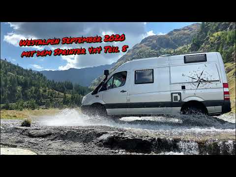 Westalpen September 2020 mit dem Sprinter 4x4 Teil 5