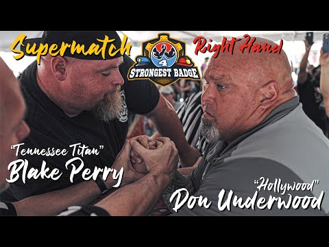 Strongest Badge 4 | Armfight Supermatch - Underwood vs. Perry | Armwrestling