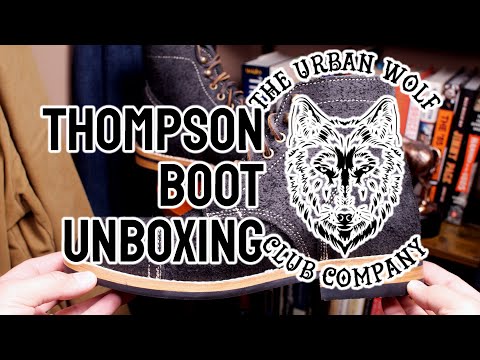 Urban Wolf Club Co. Thompson Boots aus schwarzem, gewachstem Rauleder: Unboxing und erste Eindrücke