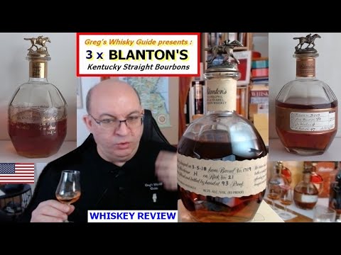 #WR: 3 BLANTON’S | The Original 46,5 % / Gold Edition 51,5 % / S.F.T.B. (K. Straight Bourbon Wh.)