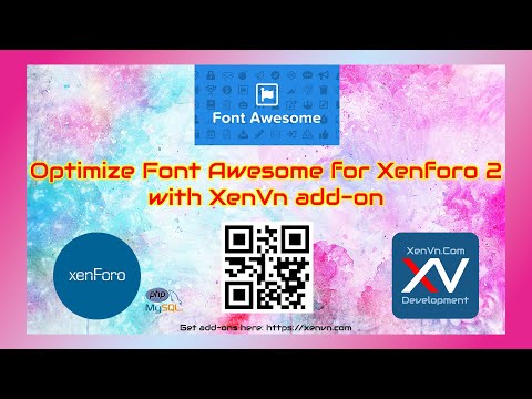Optimize Font Awesome for Xenforo 2 with XenVn add-on