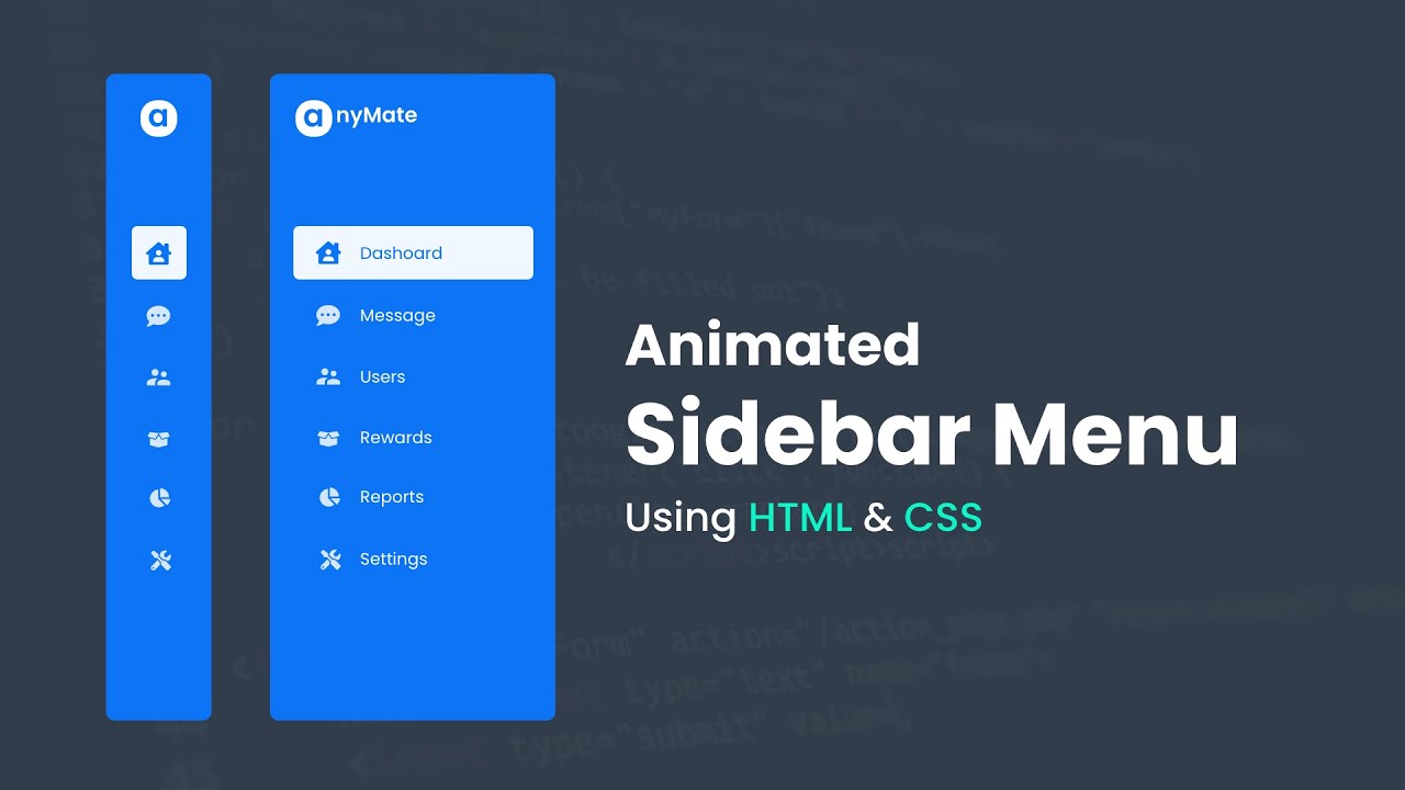How to make a sidebar navigation menu using CSS? – Tipseri