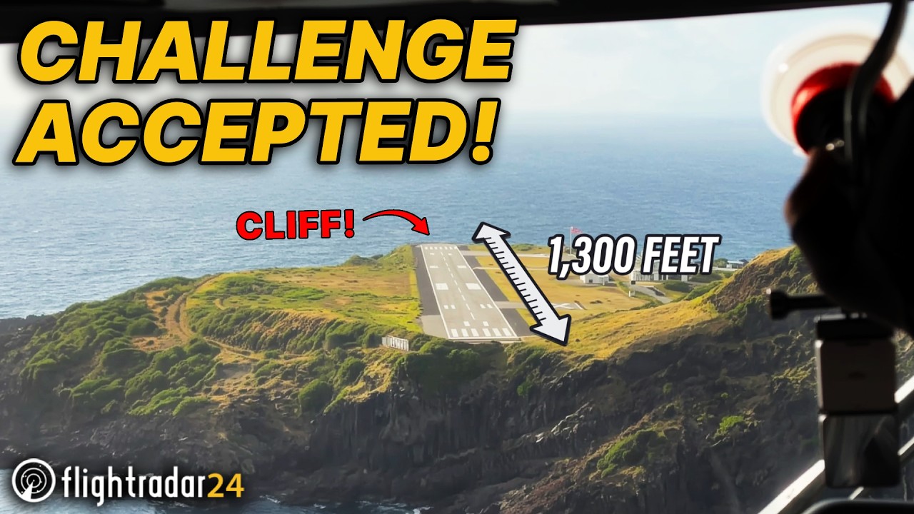 Flying to the World's Shortest Commercial Runway | Winair Twin Otter to Saba