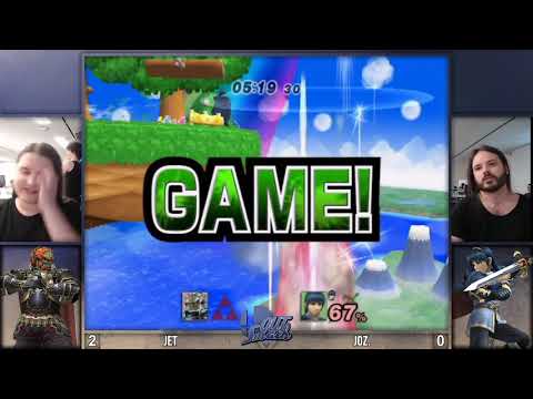 QUT Smash 8 Project M - LR3 - Jetfantastic (Ganondorf) vs Joz (Marth) Part2