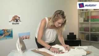 Guide Avery pour transfert T shirt blanc
