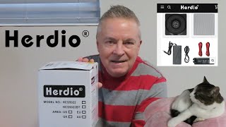 HERDIO Bluetooth Ceiling & Wall Speakers 160 Watts HMS5022BT Install & Review @Deddy Mike's Life