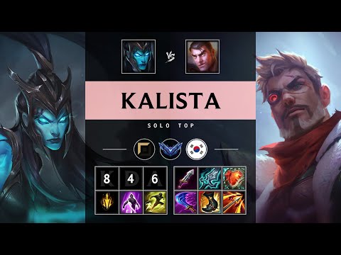 Kalista Top vs Jayce - KR Diamond Patch 25.19