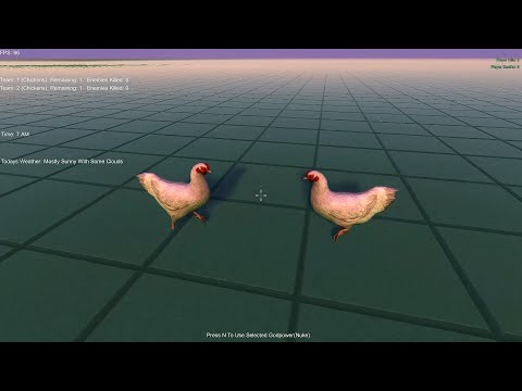 Chicken cluckers civil war (x3 rounds) - Battle 282 in Ultimate Epic battle Simulator