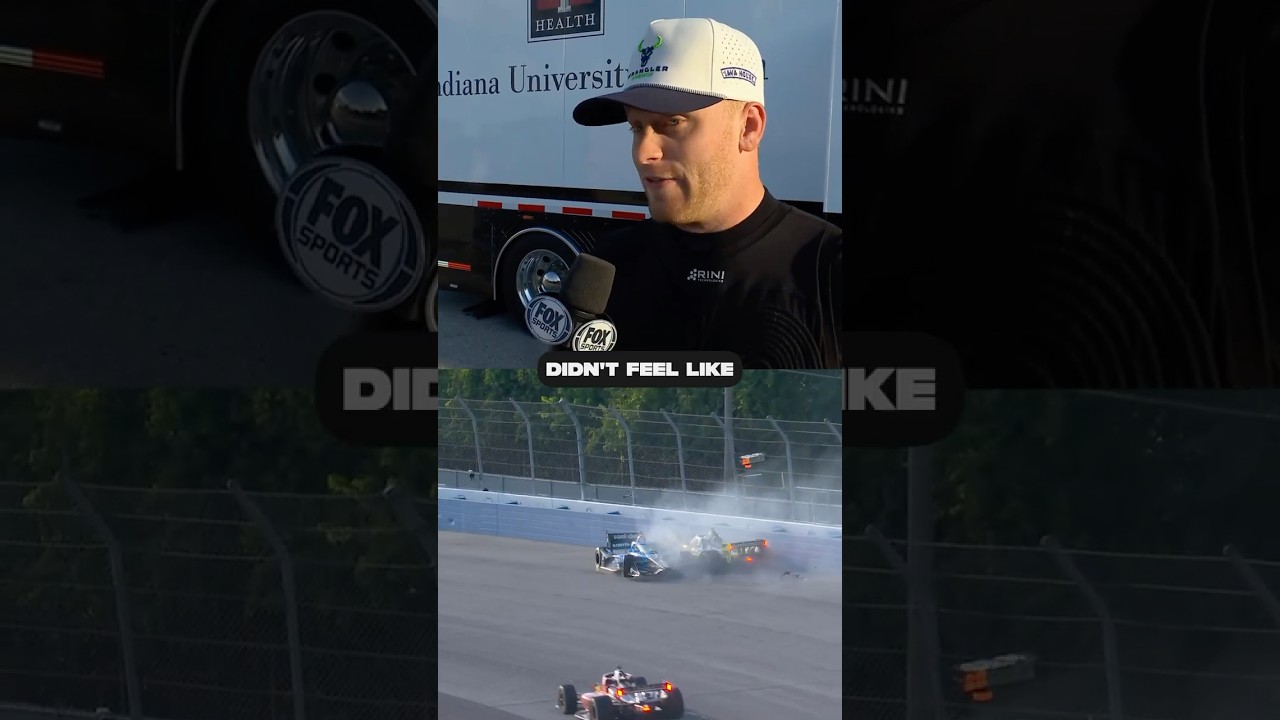 WHAT HAPPENED?! 🫣 #indycar #racing #kylekirkwood #christianrasmussen