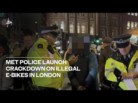 Met Police launch crackdown on illegal e-bikes in London