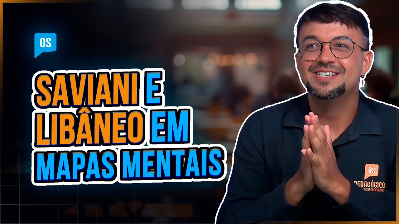 Saviani e Libâneo em Mapas Mentais com o professor e doutor Fernando Sousa