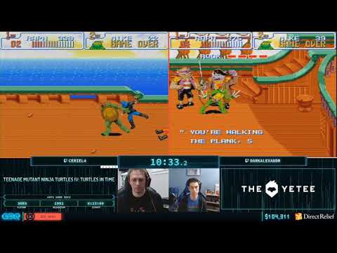 TMNT IV: Turtles In Time by Ceriel4 and darkalexandr in 20:02 - Corona Relief Done Quick