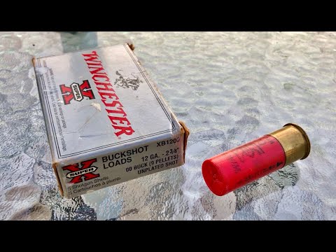 Vintage Winchester 12 Gauge Super X 9 Pellet 00 Buck - Breakdown