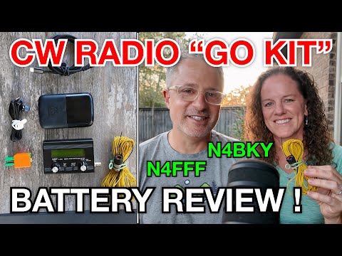 CW Ham Radio Go Kit and New Battery Review! | What's in our Kit?