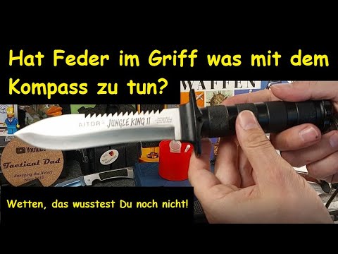 Aitor Jungle King II - The Secret of the Spring in the Handle of the Survival Knife