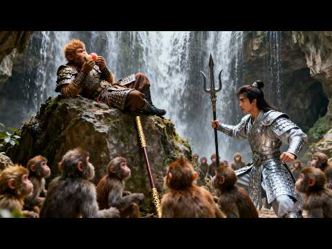 野猴霸佔山頭見神殺神，怎料天界第一戰神出馬，一招擊潰他！#kungfu  #武俠電影