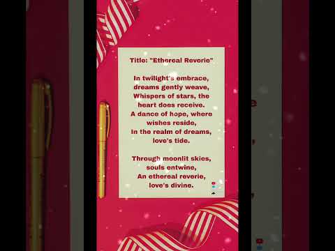 "Ethereal Reverie" | #thoughts #bethoughtfull